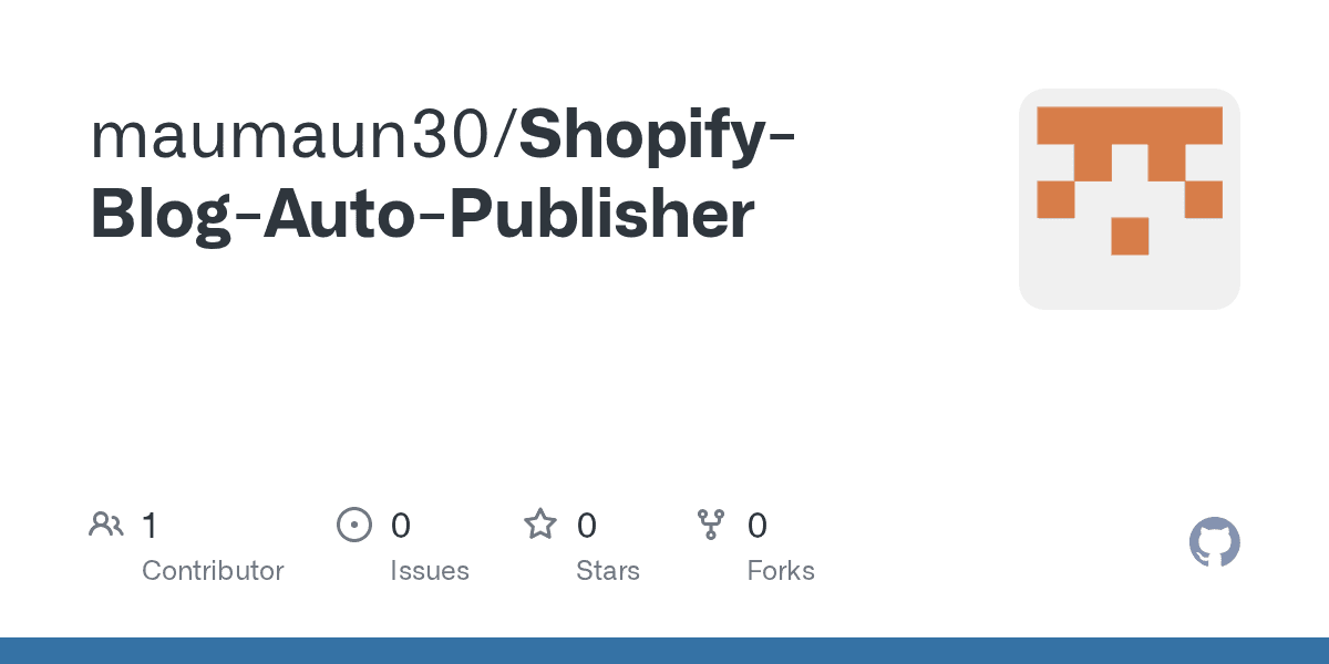 Shopify Blog Auto-Publisher