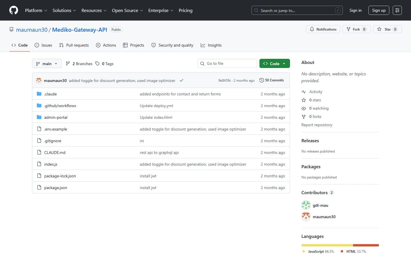 Mediko Gateway API